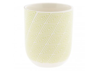 Zelený kalíšek s ornamentem - Ø 6*8 cm / 0,1L
