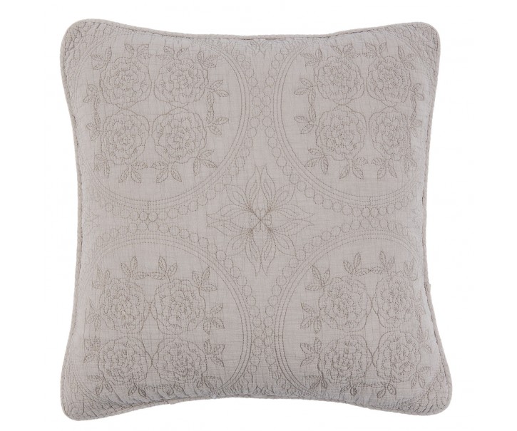 Béžový vintage povlak na polštář Quilt 181 - 50*50 cm Clayre & Eef