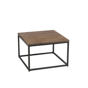 Odkládací stolek s kovovou kontrukcí Industrial - 60*60*40cm