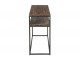 Konzolový stolek s kovovou kontrukcí Industrial - 120*40*78cm