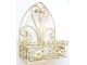 2ks kovové nástěnné vintage poličky - 35*18*39cm/30*14*35 cm Ostatní