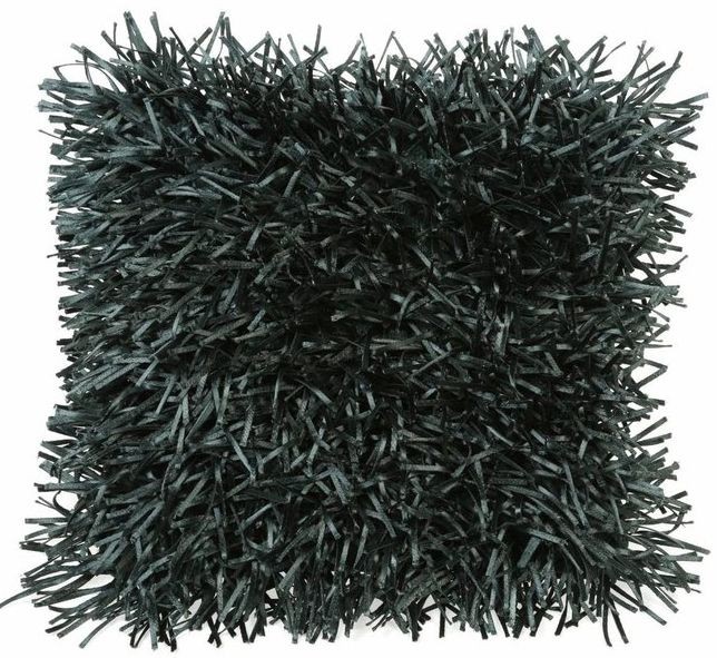 Zelený střapatý polštář s výplní Anjela green - 40*40cm
