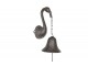 Litinový zvonek s plameňákem Flamingo - 9*9*17 cm