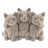 Dekorace sedící kočičky Cats - 22*10*16 cm Materiál: terracotaBarva: šedá antik s patinou a odřením Hmotnost: 0,75 kg Krásná dekorace sedících kočiček, které budou kouzelným prvkem u Vás doma. Kočičky můžete použít i venku.