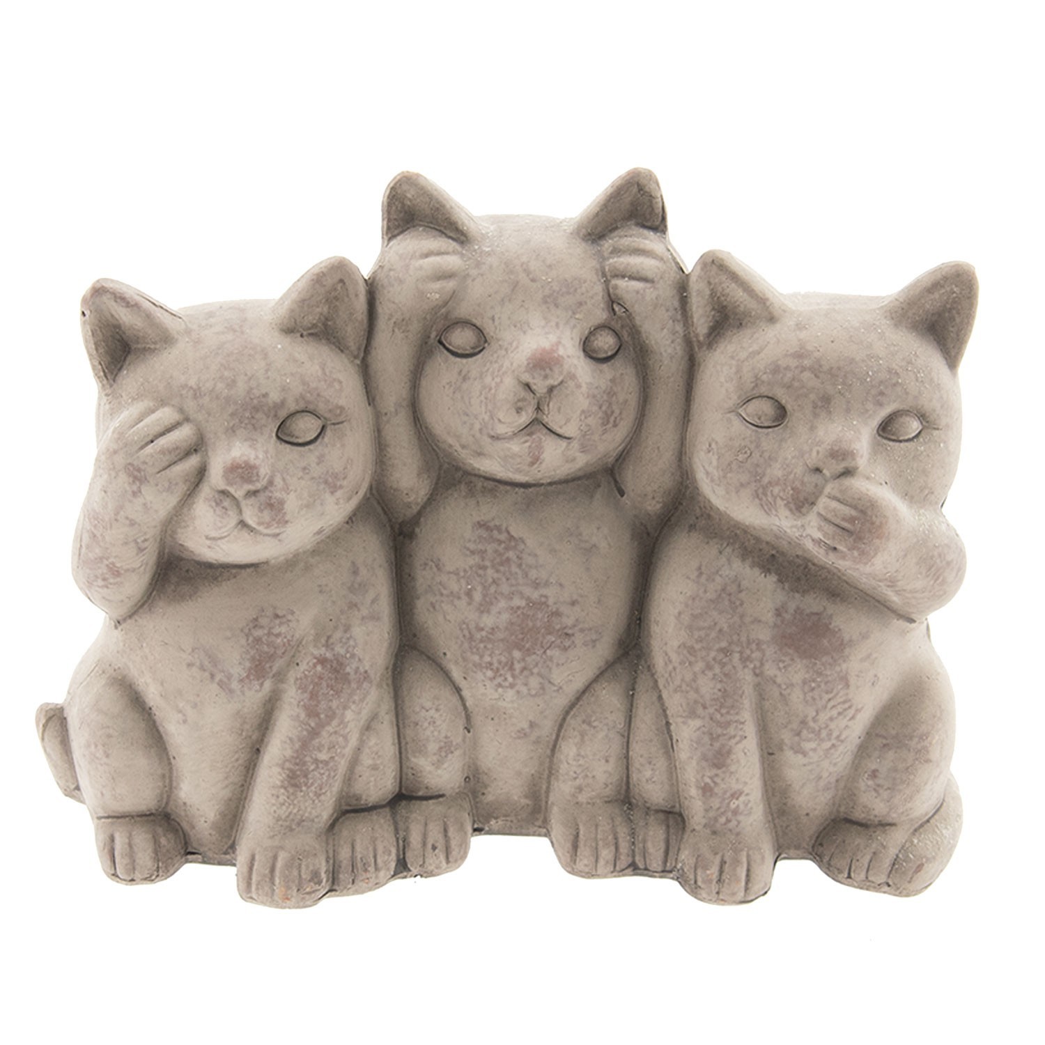 Dekorace sedící kočičky Cats - 22*10*16 cm Clayre & Eef