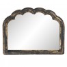 Vintage dřevěné zrcadlo Black gold - 66*4*51 cm Materiál: sklo, dřevoBarva: zlatočerná Hmotnost: 3 kg Designové vintage zrcadlo ze dřeva v zlatočerné barvě bude dominantou každé haly nebo předsíně. Skvěle se dá použít i v koupelně.