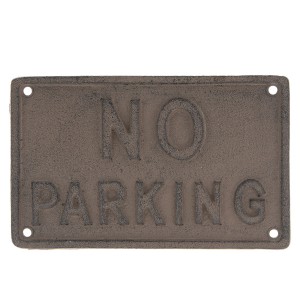 Cedulka No parking - 19*12*0.5 cm