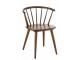 Hnědá jJídelní židle Armrest Vintage- 54*53*75 cm