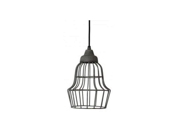 Šedé kovové stropní světlo Birk - Ø 17*27 cm