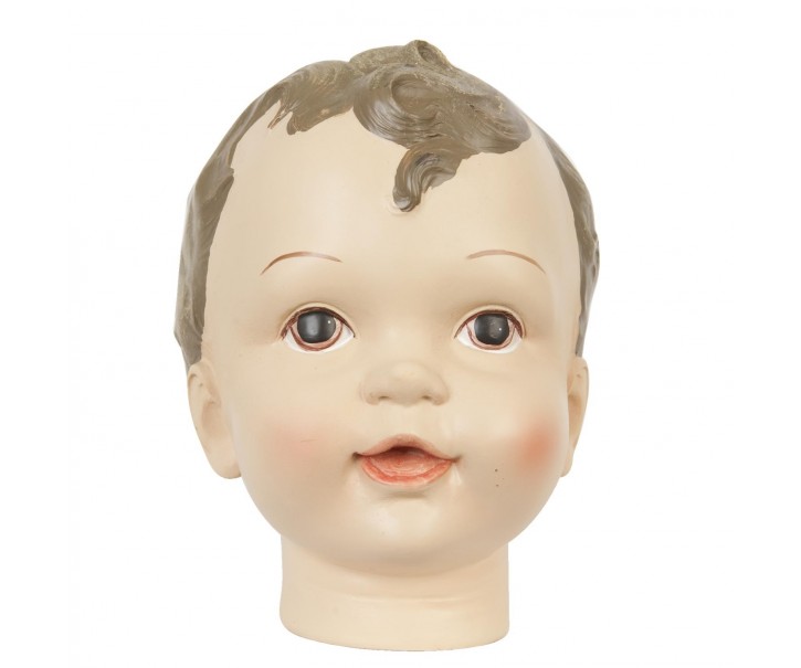 Dekorace hlava dítěte - 12*10*13 cm