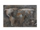 Nástěnná kovová dekorace/ obraz World - 120*3,5*90cm J-Line by Jolipa