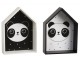 2 nástěnné poličky Panda - 24*8*33cm J-Line by Jolipa