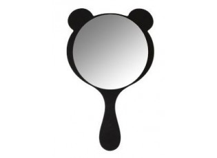 Černé zrcátko Panda - 11*1*20cm