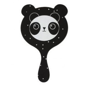Černé zrcátko Panda - 11*1*20cm