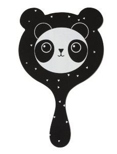 Černé zrcátko Panda - 11*1*20cm