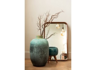 Azurová keramická dekorační váza Vintage - Ø 33*50cm
