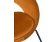 Okrová sametová židle Ohre - 68*51*80cm
