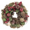 Vánoční věnec se šiškami III - Ø 25*8 cm
Barva : multicolorMateriál: šišky, PVC
Hmotnost: 0,39 kg
Krásný vánoční věneček, který můžete položit na stůl nebo pověsit na vchodové dveře.