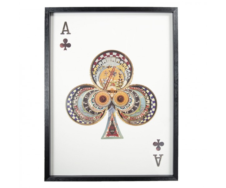 Obraz Hrací karta ESO - 75*4*100 cm Clayre & Eef