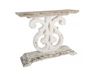 Dřevěný konzolový stůl Vion s výraznou patinou - 110*36*91 cm