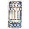 Nástěnné svítidlo Tiffany Bleu - 20*11*36 cm 2x E14 / Max 40W

Barva: Vícebarevné
Hmotnost: 1,73 kg
Materiál: Kov / opálové sklo

