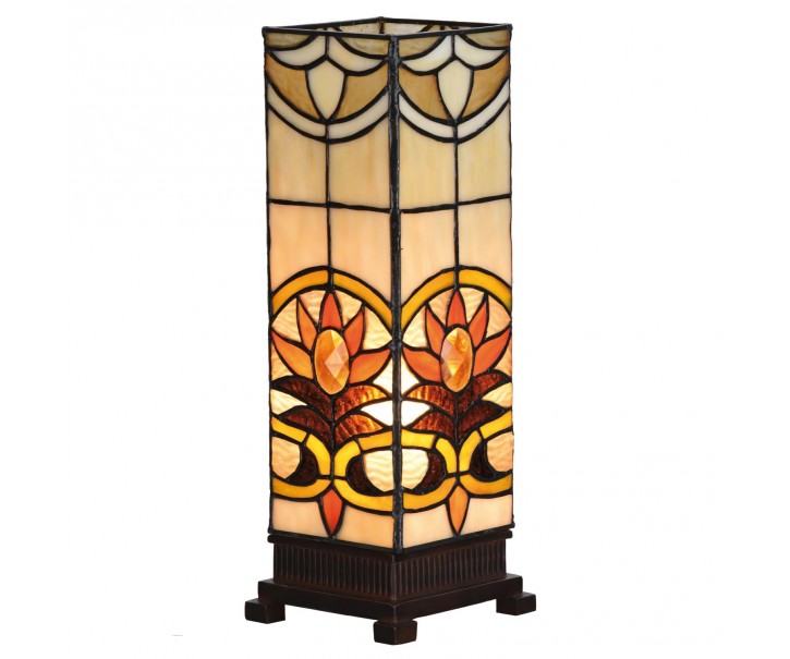 Stolní lampa Tiffany Fleur - 12*35 cm 1x E14 / Max 40W