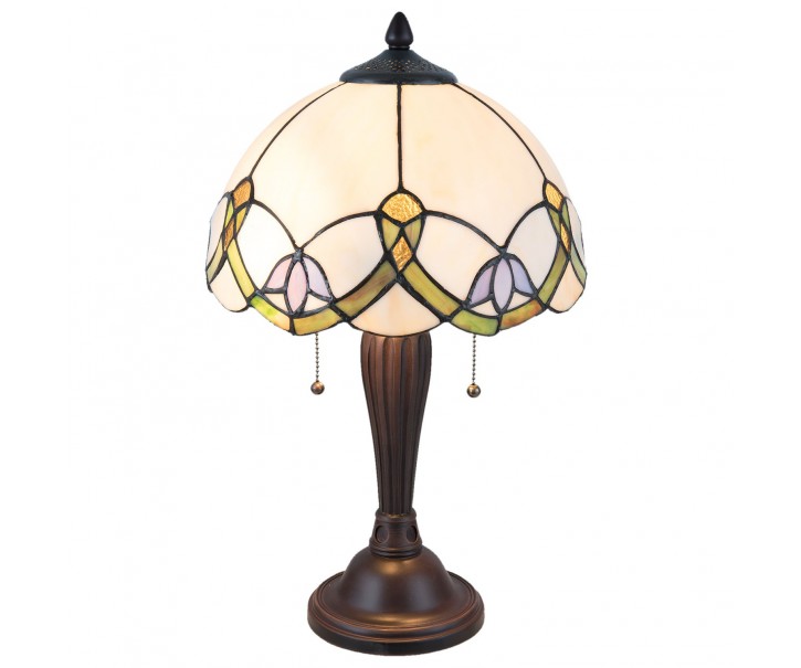 Stolní lampa Tiffany Adabelle - Ø 30*50 cm / E27/max 2*40W