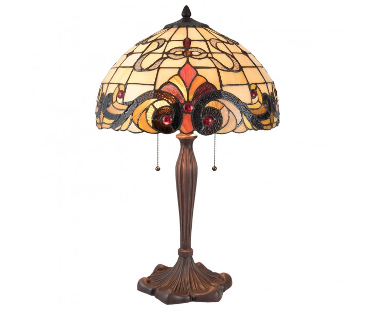 Stolní lampa Tiffany Analía 