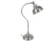 Stolní kovová stříbrná lampa - 14*25*45 cm E14/1*40W Clayre & Eef