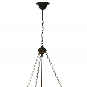Kovový stropní držák lustru - 100 cm 3x E27 / Max 60W
