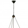 Kovový stropní držák lustru - 100 cm 3x E27 / Max 60W