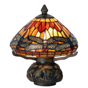 Stolní lampa Tiffany - Ø 22*21 cm 1x E14 / Max 40W