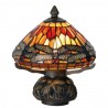 Stolní lampa Tiffany - Ø 22*21 cm 1x E14 / Max 40WBarva: MultiMateriál: tvrzená hmota/ Polyresin Pěkná stolní Tiffany lampa, která bude skvostem a příjemným doplňkem vašich domovů. Světlo těchto lamp Vám vykouzlí příjemnou atmosféru.