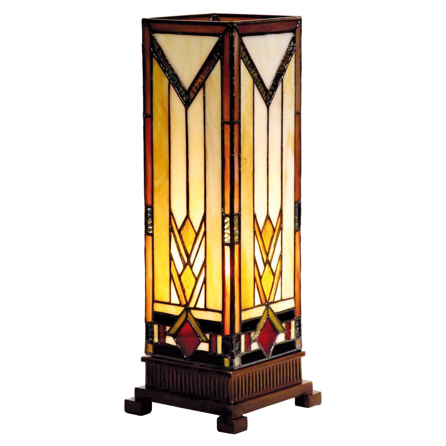 Levně Stolní lampa Tiffany - 12.5*35 cm 1x E14 / Max 40W 5LL-9331