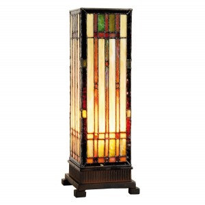 Stolní lampa Tiffany - 12.5*35 cm 1x E14 / Max 40W
