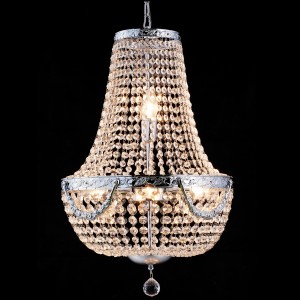 Křišťálový lustr Basile - 64-184 * Ø40 cm 6x E14/40w