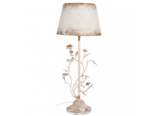 Vintage stolní lampa s růžemi - Ø 33* 79 cm / E27/60W