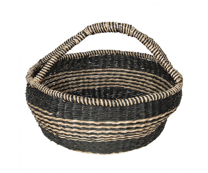 Košík z mořské trávy - Ø 60*26 cm Clayre & Eef