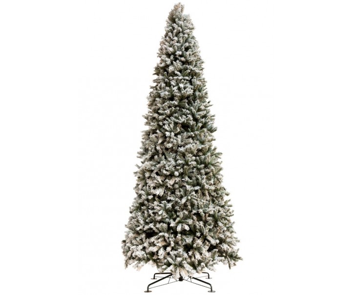 Vánoční veliký zasněžený strom jedle Snowy Tree - 200*200*450 cm J-Line by Jolipa