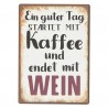 Magnet Kaffe und Wein - 5*7*0.5 cm