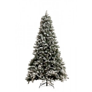 Vánoční veliký zasněžený strom jedle Snowy Tree - 160*160*325 cm