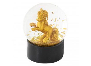 Sněžítko zlatý jednorožec -  Ø 7*8 cm