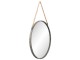 Kulaté zrcadlo v rámu na zavěšení - Ø 56*3 cm