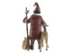 Dekorace Santa se zířátky - 18*13*30 cm