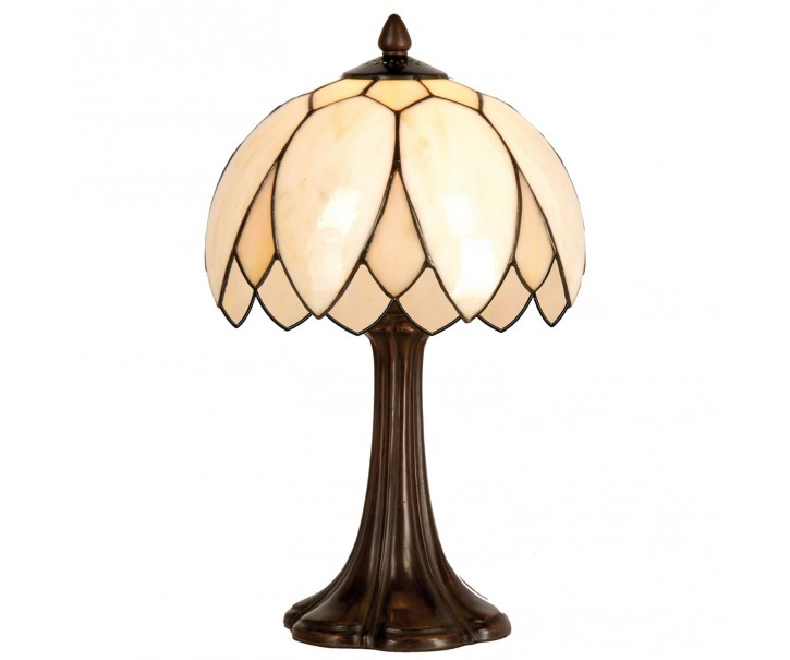 Stolní lampa Tiffany Pivoine - Ø 25*42 cm 1x E14 / max 60w