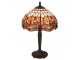 Stolní lampa Tiffany Dragonfly orange - Ø 31*47 cm / E27 / Max. 1x60 Watt