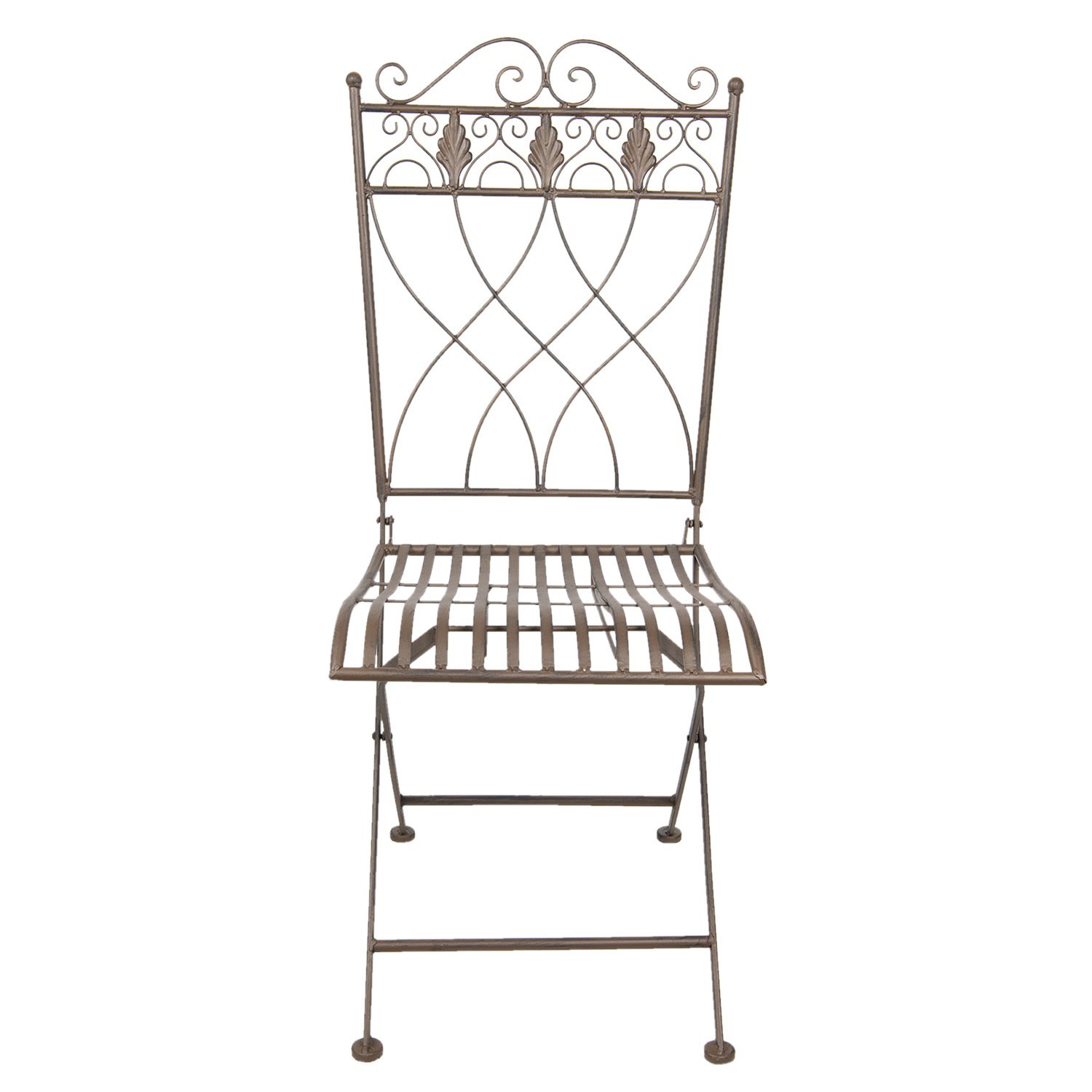 Kovová židle v provence stylu - 43*46*97 cm Clayre & Eef
