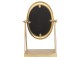 Zlaté antik kovové kosmetické zrcadlo Vioni - 23*13*35 cm