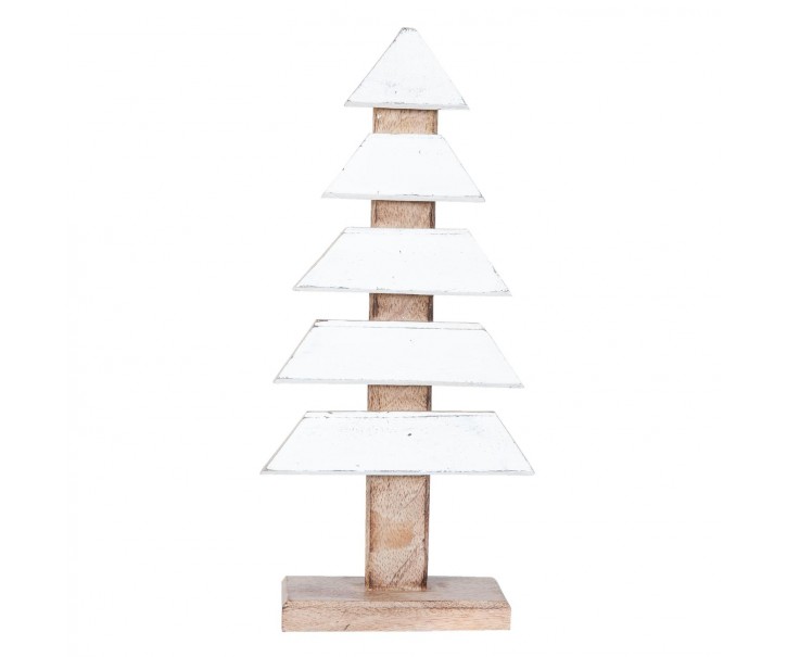 Dřevěný vánoční stromek - 17*4*32 cm