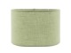 Oválné textilní stínidlo v zelené barvě - 20*13*13 cm